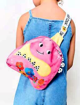 Miniatura SHOULDER BAG BOSQUE DE DINOS AMARELO E ROSA U 1